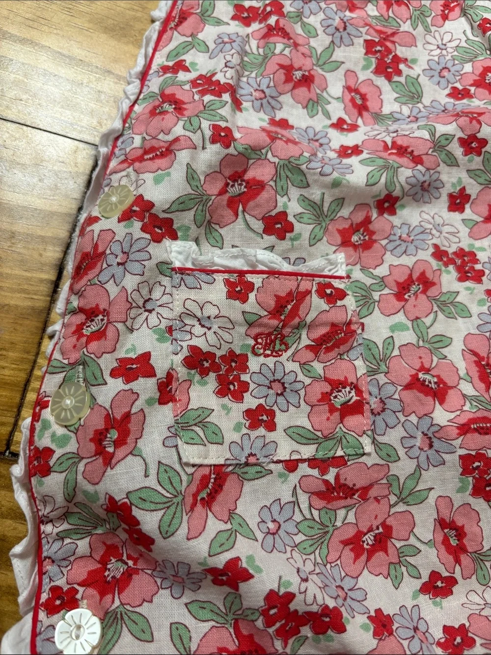 Ralph Lauren 18 Month Floral Romper w/Halter Top Tie